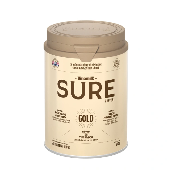 Sữa bột người lớn Vinamilk Sure Prevent Gold